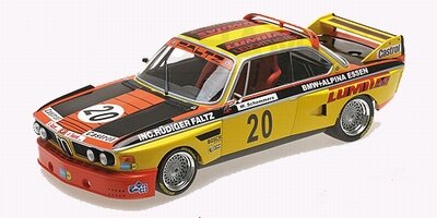 Minichamps 1:18 BMW 3.0 CSL Werner Schommers Norisring Trophae 1974 L.E. 350 pcs