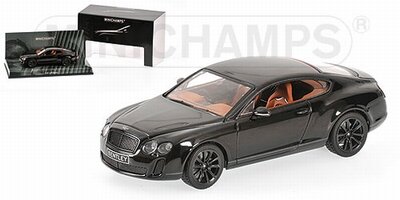 Minichamps 1:43 Bentley Continental supersports 2009 zwart