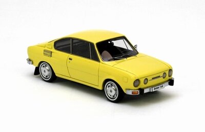 Neo Scale 1:43 Skoda 110R Coupe geel 1972-1976