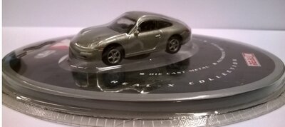 Real-X 1:72 Porsche 911 Carrera zilver zonder sleutelhanger