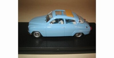 Trofeu 1:43 Saab 96 Sunroof licht blauw