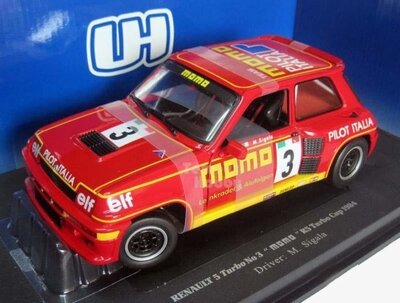 Universal Hobbies 1:18 Renault 5 Turbo 1984 Momo No 3 rood