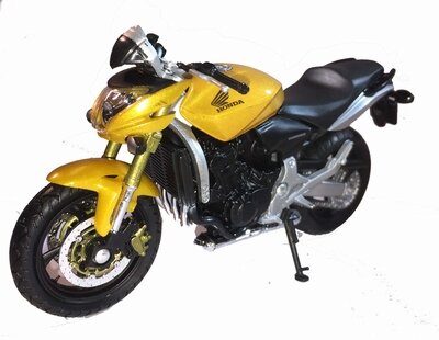 Welly 1:18 Honda Hornet geel