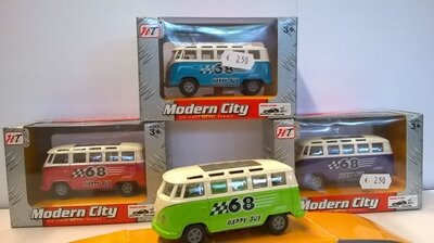 Vanmanen HT Modern City +/- 1:60 Volkswagen T1 9cm assorti