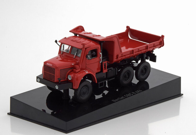 Norev 1:43 Berliet GBC 8 6x6 Benne Kipper 1958 rood