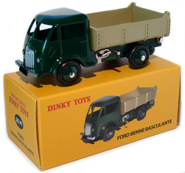 Dinky Toys 1:43 Ford Benne Basculante 25 M donker groen Edition Atlas