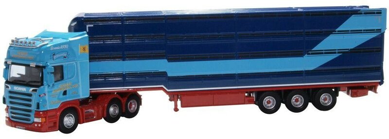 Oxford 1:76 Scania Houghton Parkhouse Professional Livestock Transporter George