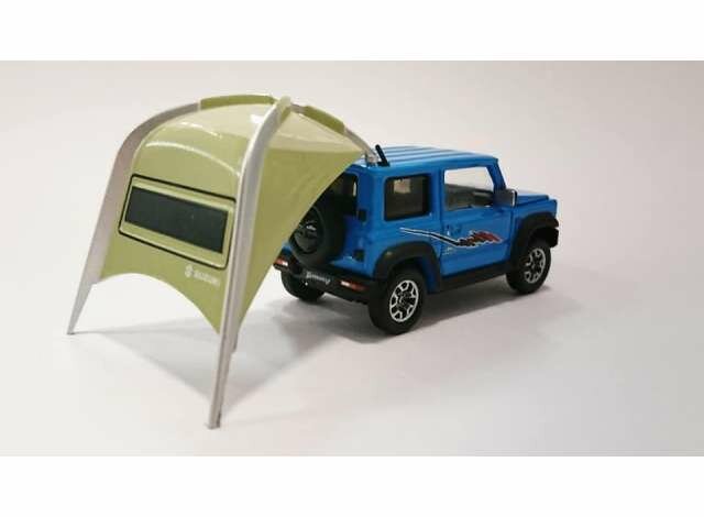 Era Car 1:64 Suzuki Jimmy Sierra Heritage Revival Style with Outdoor Parts 2019 blauw