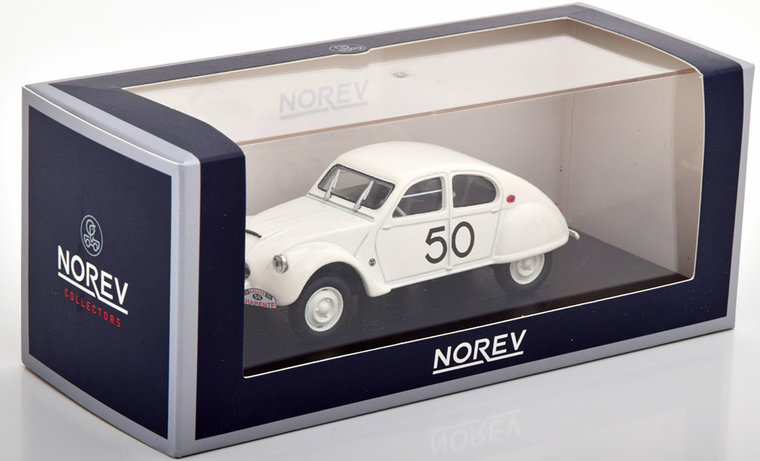 Norev 1:43 Citroen 2CV Dagonet No 50 Rally des Charentes 1956 wit