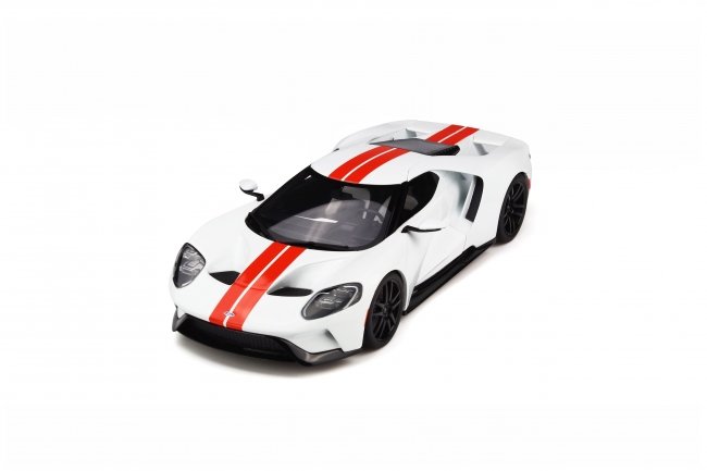 GT Spirit 1:18 Ford GT 2017 Frozen white