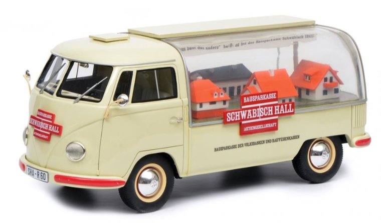 Schuco 1:18 Volkswagen T1a Schwabisch Hall, Resin model, Schuco Pro R18