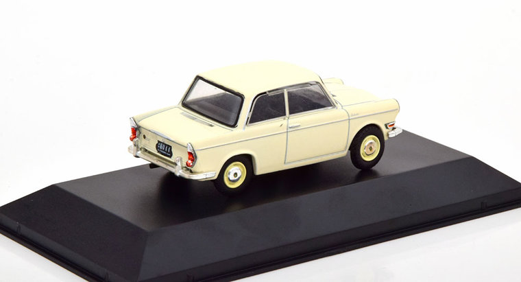 Atlas 1:43 De Carlo 700 1960 uit Basis BMW 700 creame in blisterverpakking