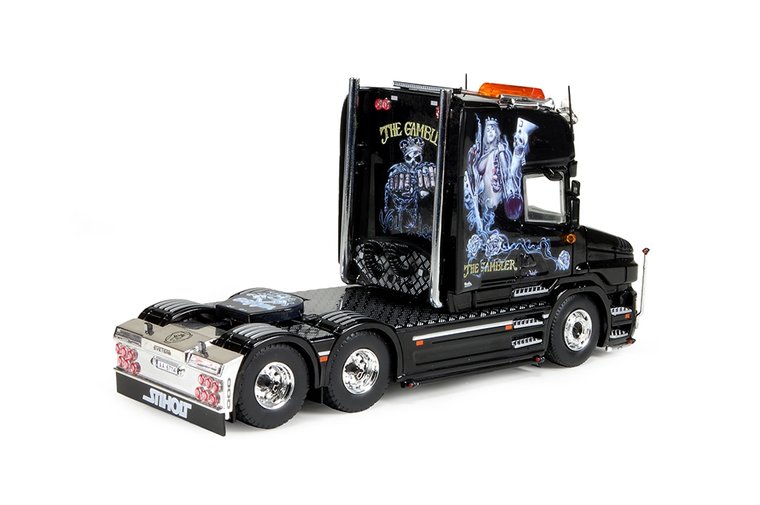 Tekno 1:50 Scania Torpedo Topline 6x2 Jensen The Gambler met certificaat (oplage 250 stuks)  2019