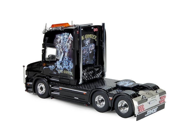 Tekno 1:50 Scania Torpedo Topline 6x2 Jensen The Gambler met certificaat (oplage 250 stuks)  2019