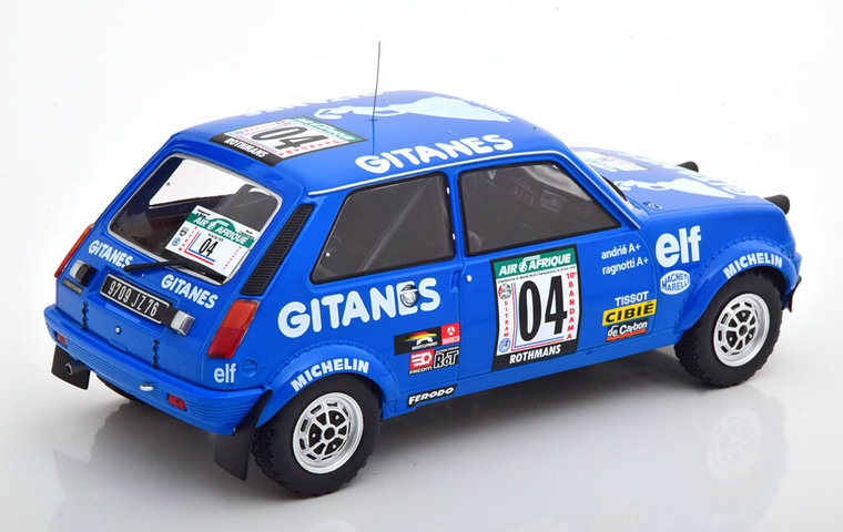 IXO 1:18 Renault 5 Alpine No.4, Gitanes, Rallye Bandama J. Ragnotti J. M.Andrie
