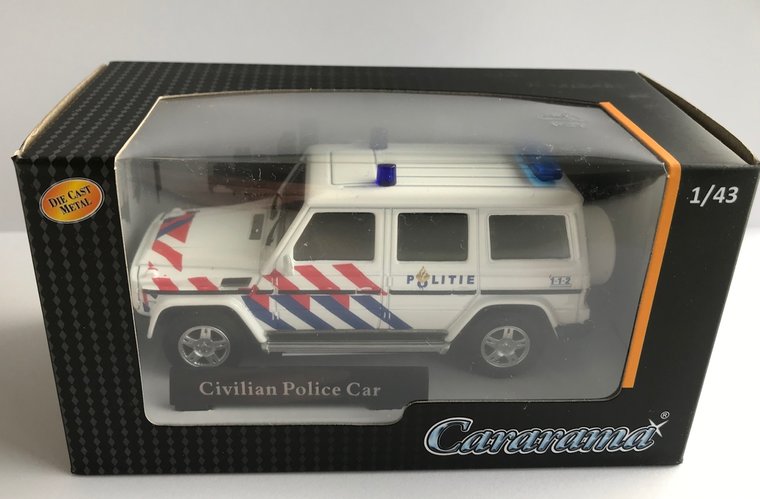 Cararama 1:43 Mercedes Benz G-class politie Nederland