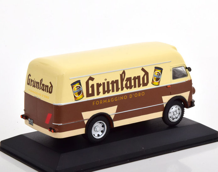 Atlas 1:43 OM Leoncino Furgone Grunland 1959 bruin beige