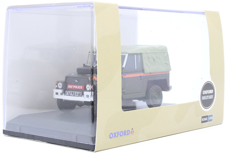 Oxford 1:43 Land Rover Light Weight Canvas RAF Police