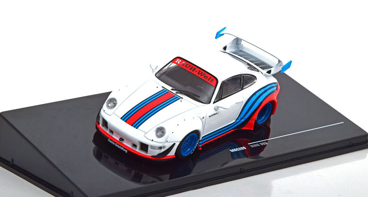 IXO 1:43 Porsche 912 ( 993) RWB RAUH-Welt Martini wit