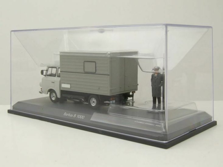 Schuco 1:43 Barkas 1000 met figuur grijs