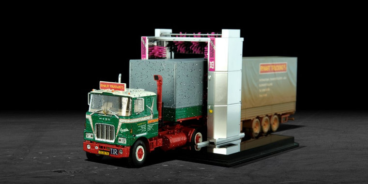 Tekno 1:50 Steinbruckner  Truckwas installatie DBA4200 in vitrine, Modelcode R035000 2020 excl. vrachtwagen