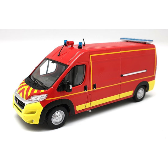 Odeon 1:43 Fiat Ducato VSR Pompier Base AVEC met Decals