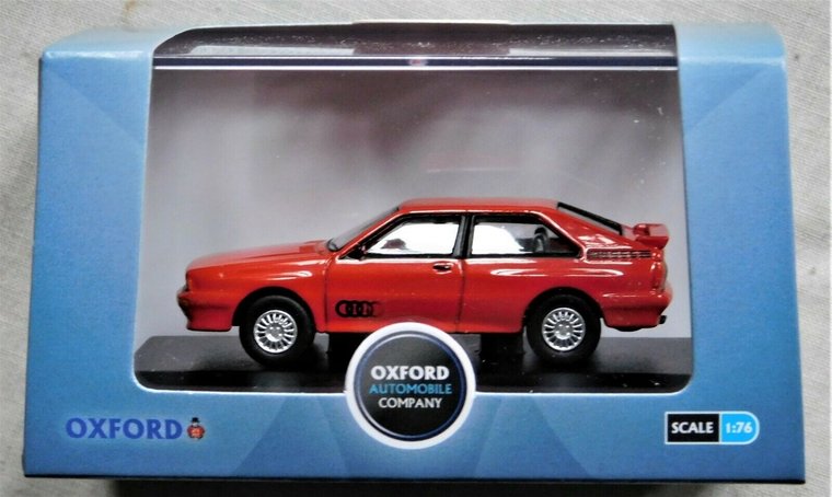 Oxford 1:76 Audi Quattro rood