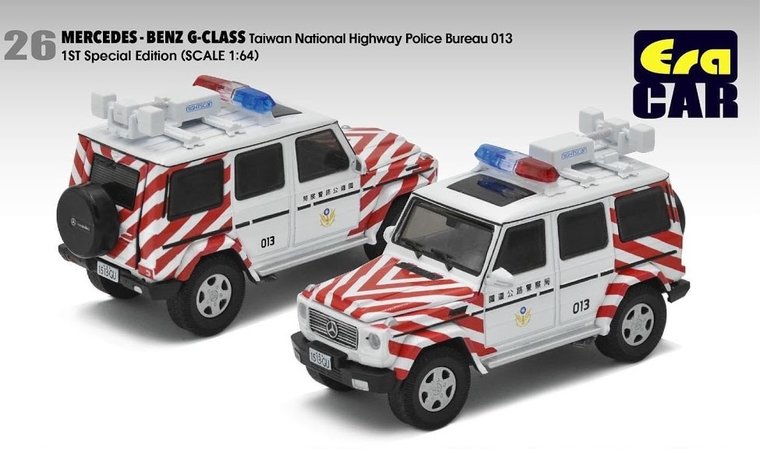 EraCar 1:64 Mercedes Benz G Class, 1st Special Editon Taiwan National Highway Police Bureau 013