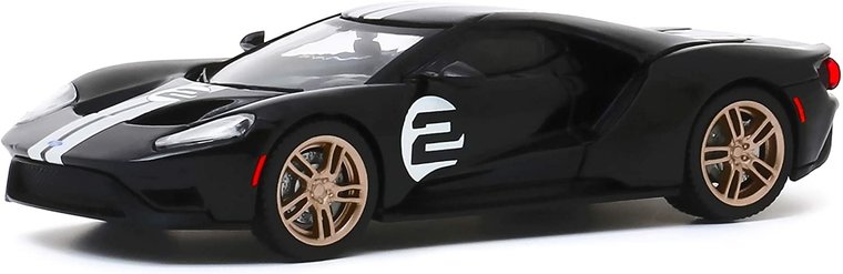 Greenlight 1:43 Ford GT 66 Heritage Edition no 2 First Legally Resold 2017 zwart