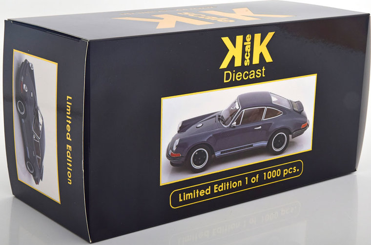 KK Scale 1:18 Porsche Singer 911 Coupe dondergrijs oplage 1000 stuks