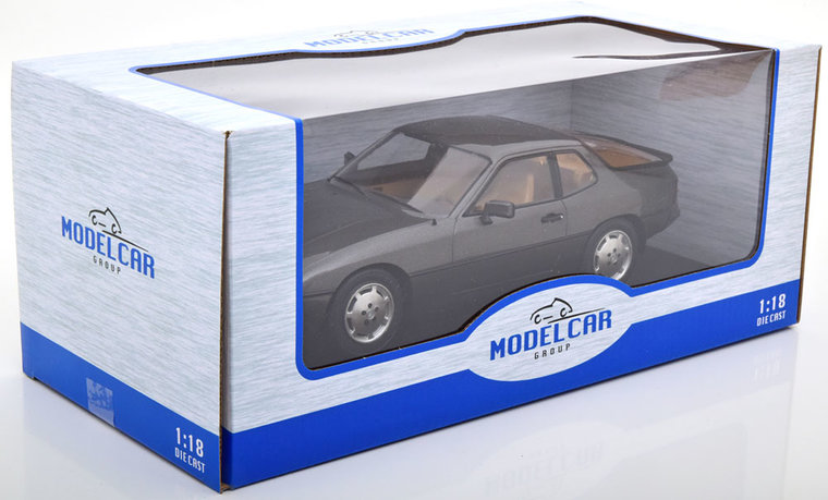 MCG 1:18 Porsche 924 Turbo 1979 grijs metallic