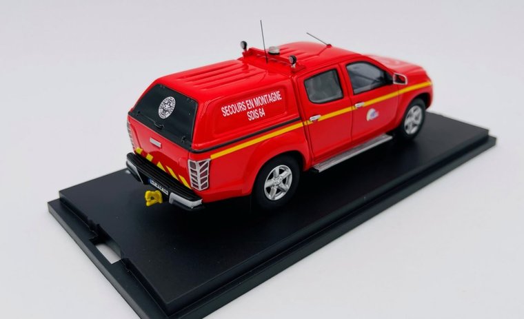 Alarme 1:43 Isuzu D Max Sdis &quot;64 Pyrenees - Atlantique &quot;Secours en Montagne, brandweer