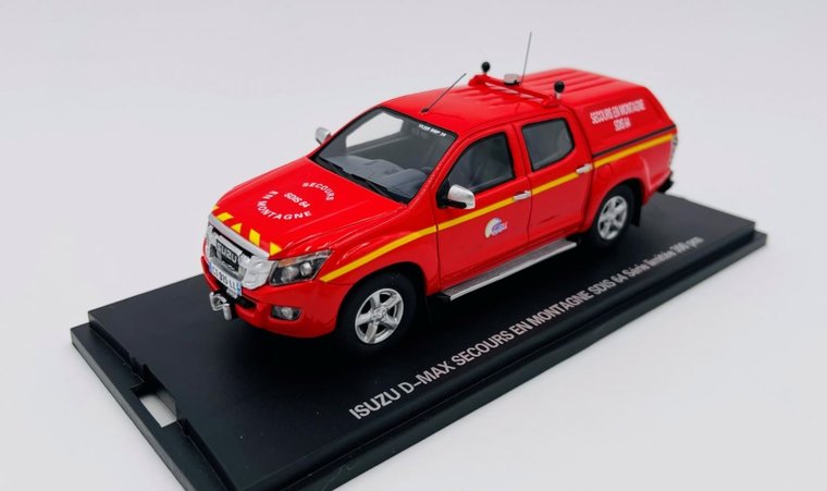 Alarme 1:43 Isuzu D Max Sdis &quot;64 Pyrenees - Atlantique &quot;Secours en Montagne, brandweer