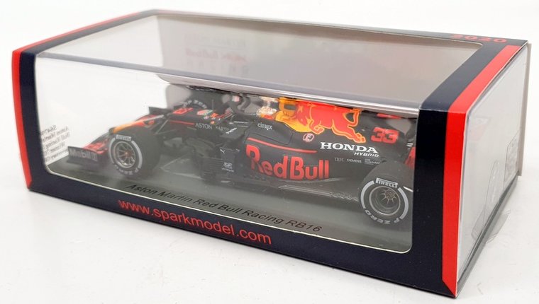 Spark 1:43 Aston Martin Max Verstappen no33 Red Bull Racing RB16 2020 