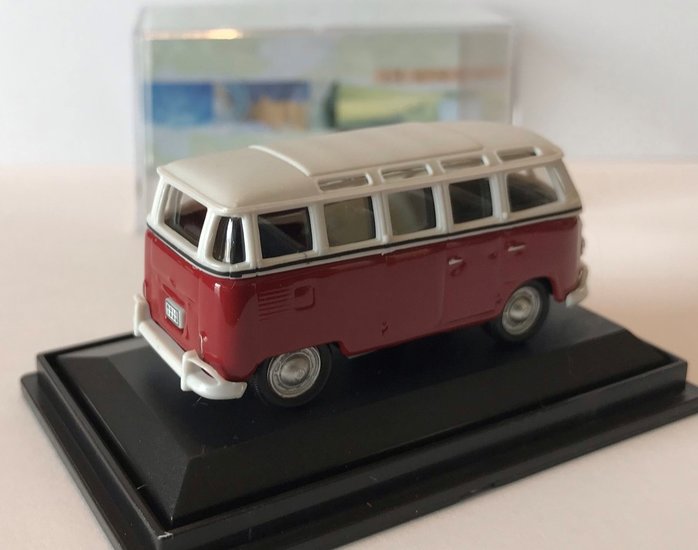 Cararama 1:72 Volkswagen T1 Samba rood wit