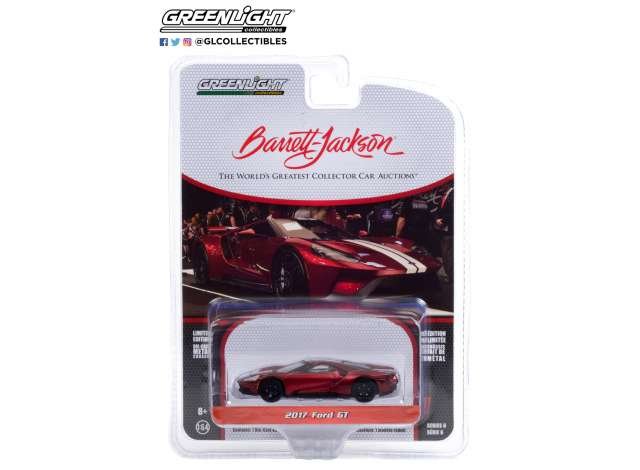 Greenlight 1:64 Ford GT 2017 (lot no1392) Barrett Jackson Series 6 rood