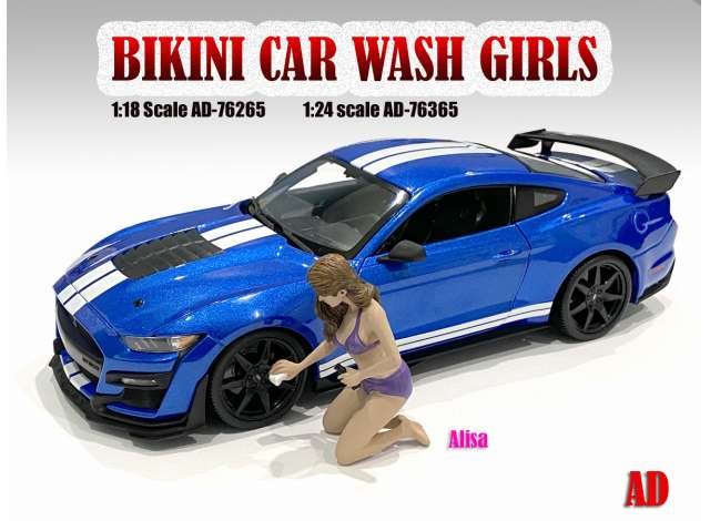 American Diorama 1:18 Bikini Car Wash Girls Alisa excl. auto