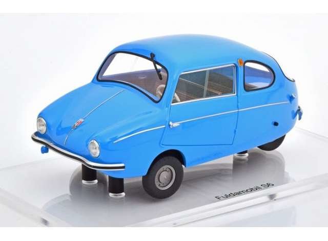 DNA Collectibles 1:18 Fuldamobil S6 - 1956 - blue, in luxe verpakking