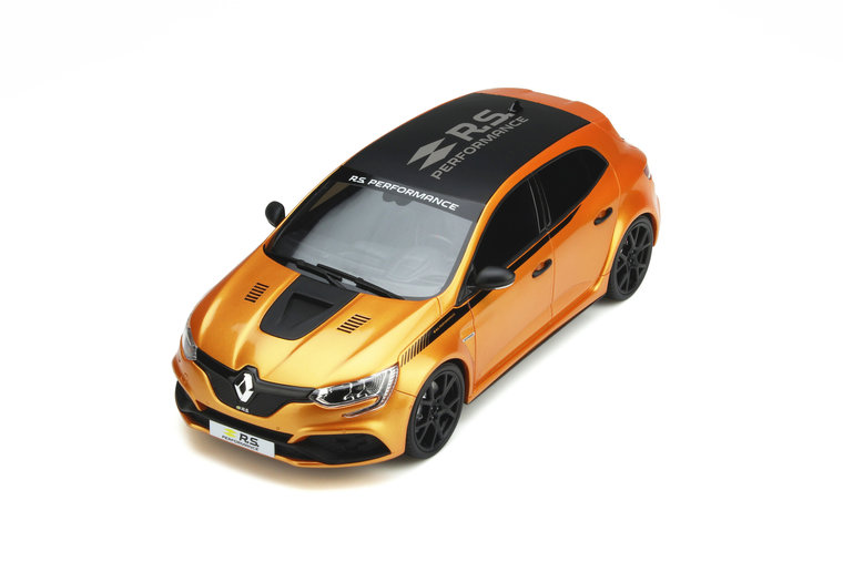 Otto Mobile 1:18 Renault Megane 4 RS performance Kit Orange Tonic 2020