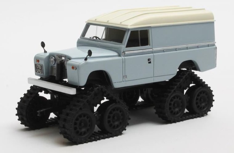 Matrix 1:43 Land rover Serie II Cuthbertson Conversion grijs wit 1958