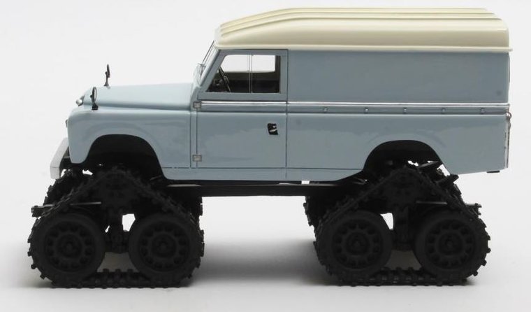 Matrix 1:43 Land rover Serie II Cuthbertson Conversion grijs wit 1958