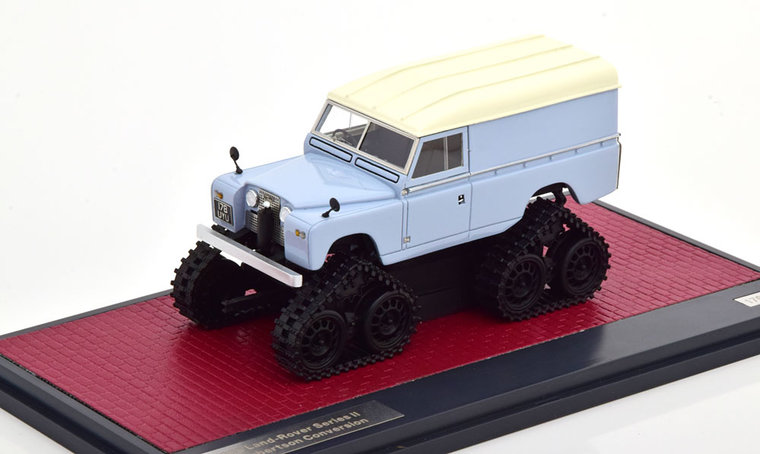 Matrix 1:43 Land rover Serie II Cuthbertson Conversion grijs wit 1958