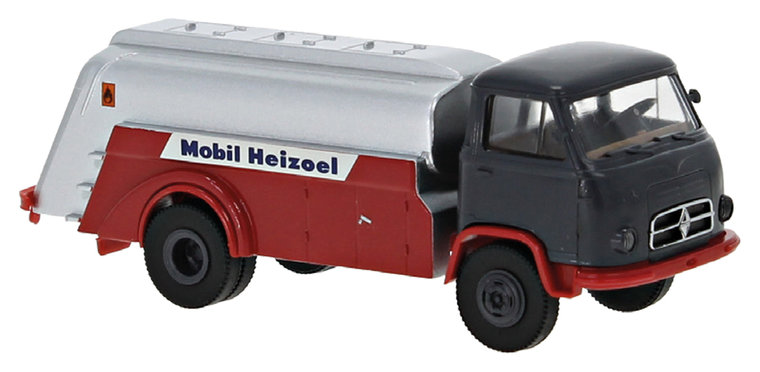 Brekina 1:87 Borgward B 655 tankwagen, Mobil Heizoel 1952