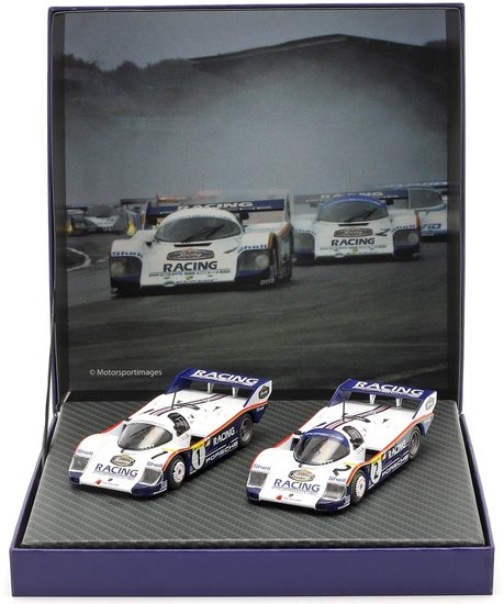 Werk83 1:43 Porsche 956K no1 ICKX/MAAS - no2 BELLOF/BELL 1000KM set 2 auto