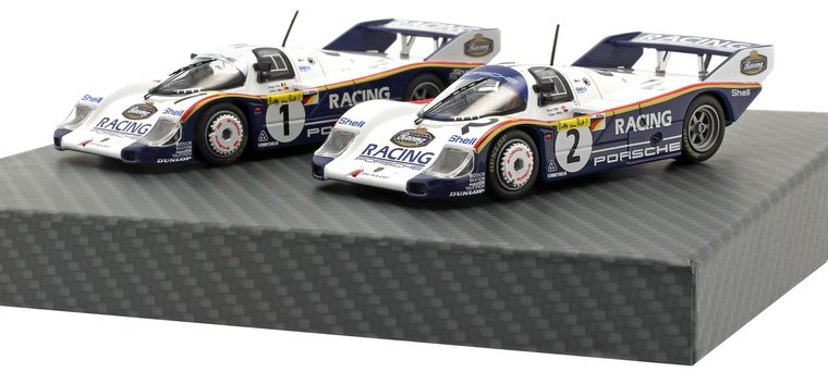 Werk83 1:43 Porsche 956K no1 ICKX/MAAS - no2 BELLOF/BELL 1000KM set 2 auto