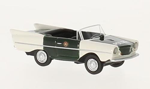 Bos Models 1:87 Amphicar 770 Polizei 1961wit groen