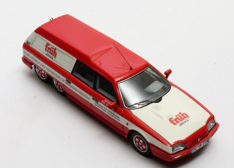 Matrix 1:43 Citroen CX Break Loadrunner &quot;Fr&uuml;h K&ouml;lsch&quot; 1989 rood wit