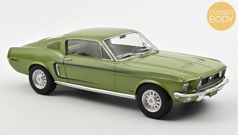 Norev 1:12 Ford Mustang Fastback GT 1988 lichtgroen metallic