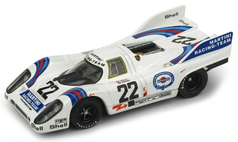 Brumm 1:43 Porsche 917K no22 Helmut Marko Gijs Van Lennep Winner 24 H Le Mans 1971, Martini Racing- Team