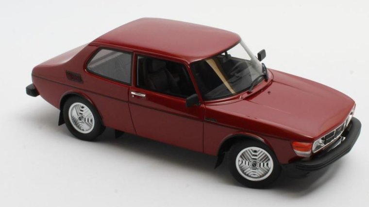 Cult Models 1:18 Saab 99 Turbo donker rood 1978